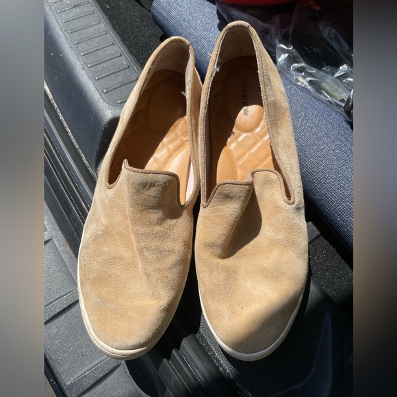 Birdies Shoes - Birdies Tan Suede Camel Sneakers Slip On Shoes swift